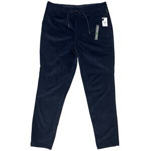 Paisley & Gray Slim Fit Textured Jogger Dress Pants Black 34x32 Zip Ankle